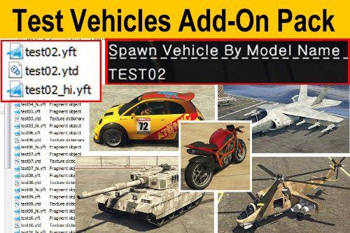 Test Vehicles Add-On Pack (All-in-1)